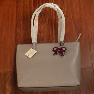 Kate Spade NWT muted taupe cassy tote